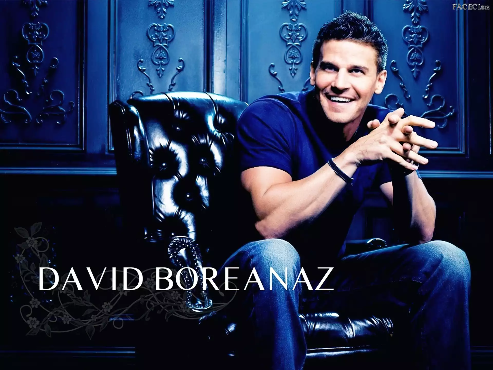 Uśmiechnięty, David Boreanaz